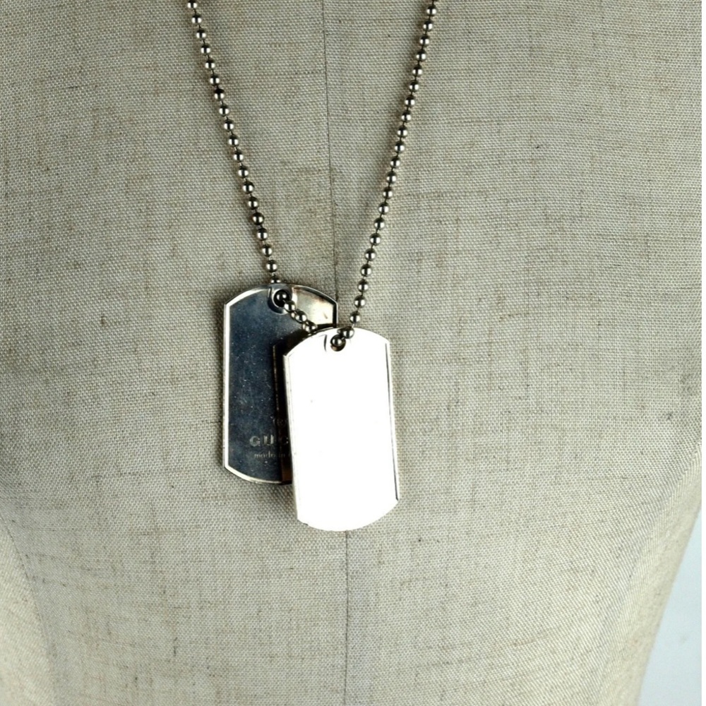 GUCCI DOG 🐕 TAGS - Picture 6 of 7